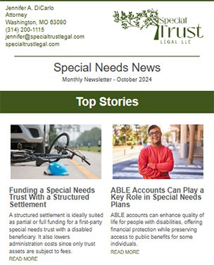 Special Needs Newsletter - Subscribe Today!